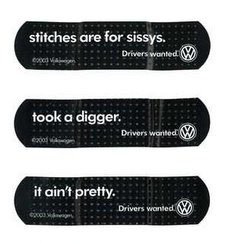 Advertising on Bandages