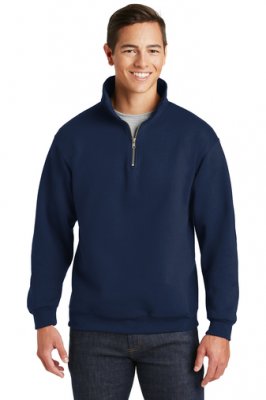 1/4 Zip Sweatshirt with Cadet Collar