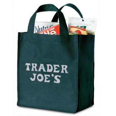 14" x 11.75" x 8.5" Recyclable Grocery Tote Bag
