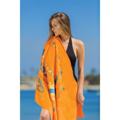 Premium Velour Beach Towel 30" x 60" - White