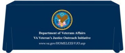 Veterans Justice Outreach 6ft Table Cover