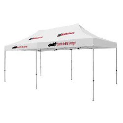 Deluxe 10' x 20' Tent (Full-Color Thermal Imprint, 4 Locations)