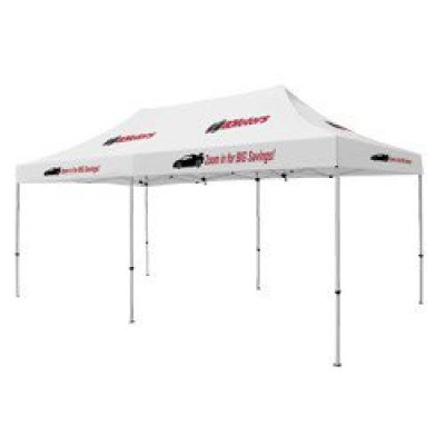 Deluxe 10' x 20' Tent (Full-Color Thermal Imprint, 8 Locations)