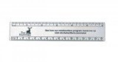 Gold/Silver Color Coated Aluminum 6" Ruler