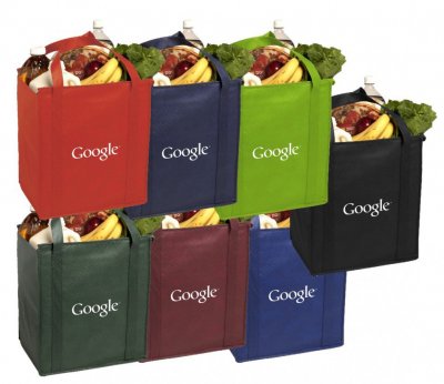 Insulated 15" x 13" x 10" Non-Woven Grocery Bag