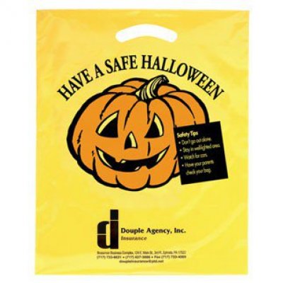 Yellow Halloween Die Cut Bag