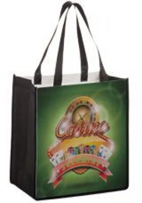 12" x 8" x 13"H Non-Woven Bag w/ Full-Color Imprint on 2 Sides