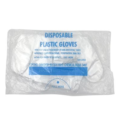 Disposable Plastic Gloves - 50 Pairs Per Package