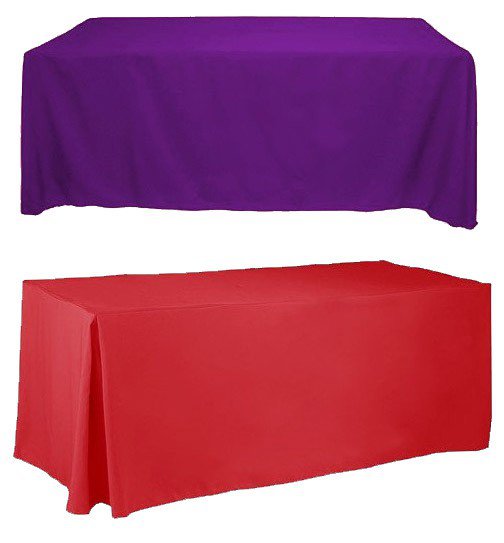 Blank 6ft Table Covers