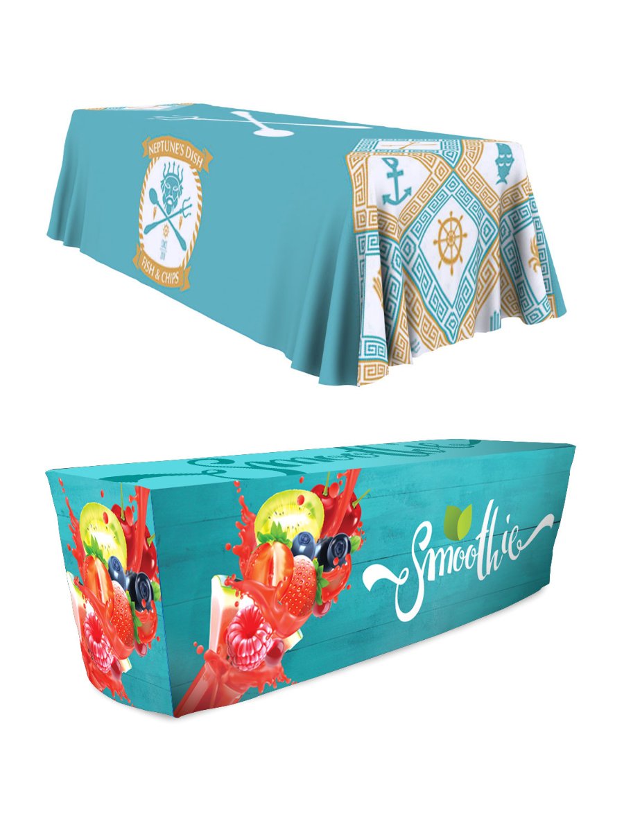 8ft Table Cover with Full Color Imprint