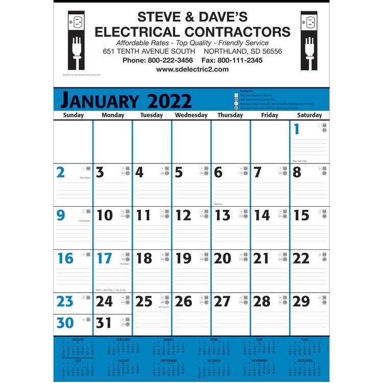 Commercial Planner Wall Calendar