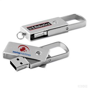 USB 2GB Executive Metal Swing Drive