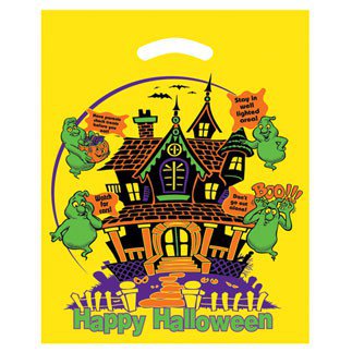 Haunted House Yellow Halloween Die Cut