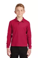 Youth Silk Touch Long Sleeve Sport Shirt