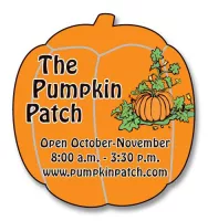 Magnet - Pumpkin Shape (1.875" x 2")