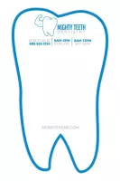Mini Memo Board - Laminated Tooth Shape