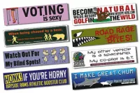 Magnetic Car Bumper Sign - 11.5x3