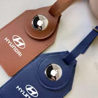 Leatherette Luggage Tag with AirTag Holder