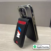 MagSafe Compatible PU Rechargeable Phone Wallet with Find My
