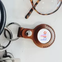 Custom Apple AirTag in Leather Case