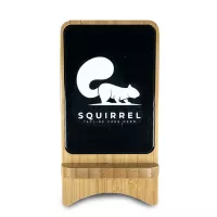 Glow Bamboo Light Up Wireless Charger/Phone Stand