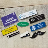 Custom Shaped Magnetic Name Tag/Lapel Pin
