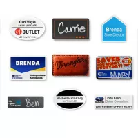Custom Molded Magnetic Name Tag/Lapel Pin