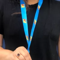 1" Poly Lanyard with Digital Sublimation Imprint