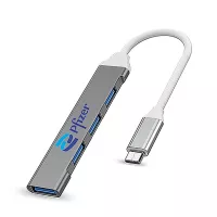 Aluminum USB Type-C 3-in-1 Hub
