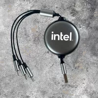 Retractable 4" 1 Cable