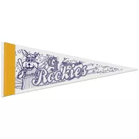 4"x10" Felt Pennant - Color-Me - With 1" sewn Strip
