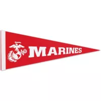 12" x 30" Colored Felt Pennants