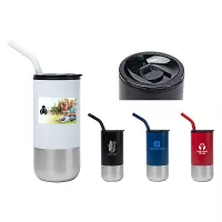 Emmett 18 oz. Double Wall Steel/PP Liner Tumbler