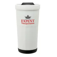 Latte 16 oz. Ceramic Travel Tumbler
