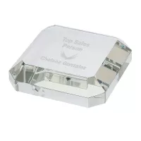 Taranto Square Crystal Paperweight