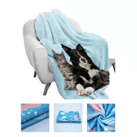 DisplaySplash 72" x 59" Custom Printed Flannel Blanket