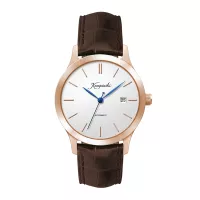 Wc2224 40mm Steel Rose Gold Case, 3 Hand "Automatic" Mvmt, Dte Display, White Dial, See Through Back