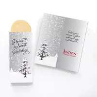 One Color Foil-Stamped Stock Cardinals Sweeter Cards with Sugar Cookies