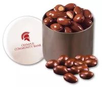 Designer Tin w/Chocolate Covered Almonds