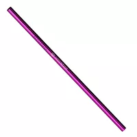 Straight Stainless Steel Straws: Set of 4" Violet