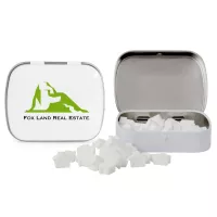Domed Tin w/House Shaped Mints