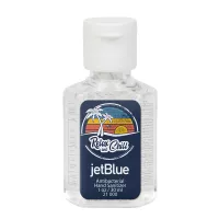 Hand Sanitizer 1 oz Square Bottle
