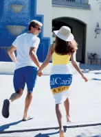 White 30" x 60" 10.5lb Signature Beach Towel