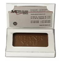 Custom Molded Chocolate Covered Cookie in Business Card Box