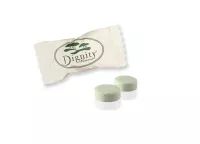 Individually Wrapped Soft Pastel Spearmint Flavor Burst Candy