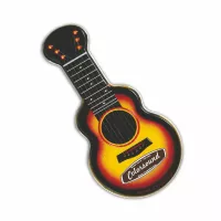 Gold Acoustic Guitar Shaped Mint Tin