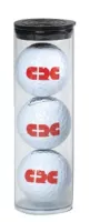 3 Golf Balls in Tube