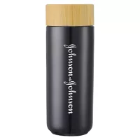 10 Oz. Ceramic Mug Bamboo Lid