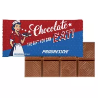 Flow Wrapped 3 oz Chocolate Bar
