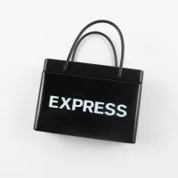 Black Shopping Bag Mint Tin